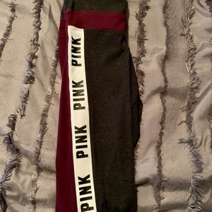 Pink leggings size small